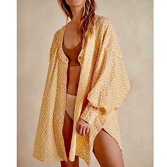 Free People Other - Intimately by Free People Daydream Linen Blend Sleep Shirt